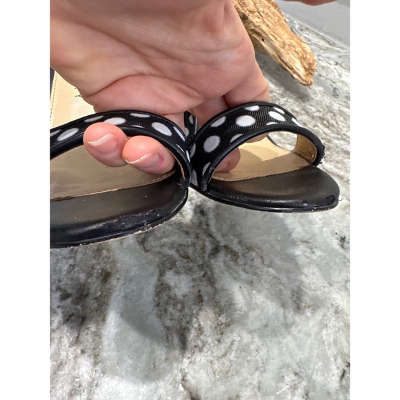 Katy Perry The Clara heeled sandals in a black and white polka dot‎ pattern - Picture 4 of 10
